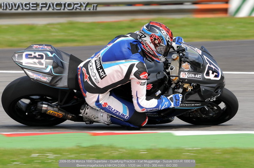2009-05-09 Monza 1690 Superbike - Qualifyng Practice - Karl Muggeridge - Suzuki GSX-R 1000 K9
